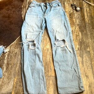 Women’s ultra high-rise dad jean from hollister.